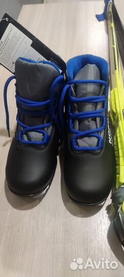 Лыжи fisher, палки, ботинки