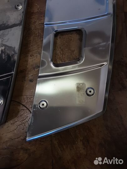 Накладка бампера хром Mercedes gl x164