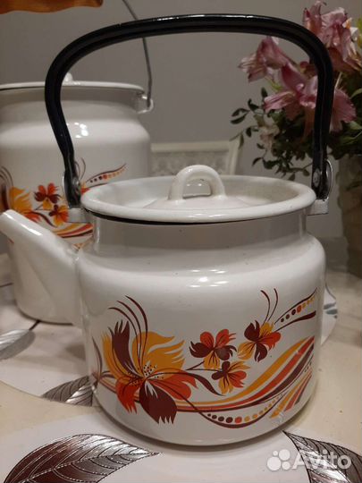 Эмалированная посуда СССР