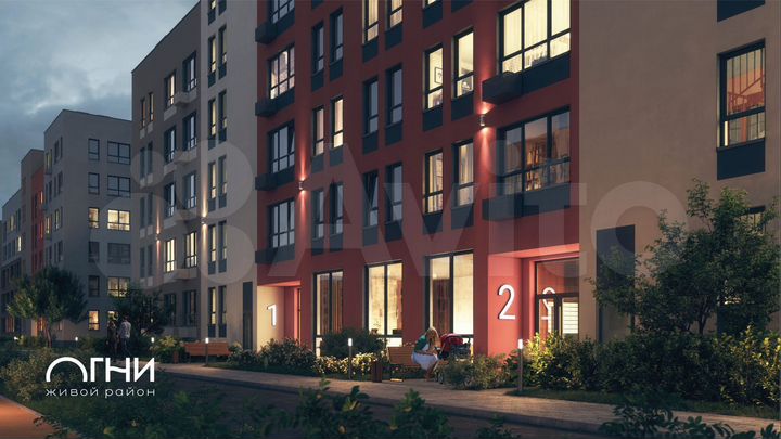 2-к. квартира, 57,5 м², 3/5 эт.