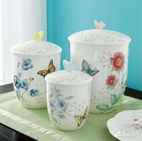 Набор банок Lenox Butterfly Meadow Ленокс