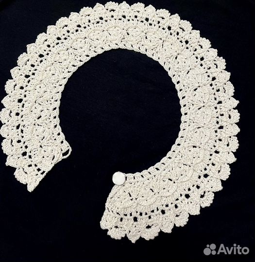 Вязаный воротничок