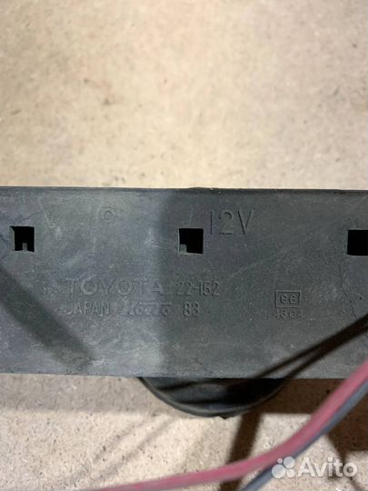 Подсветка заднего номера Toyota Corolla