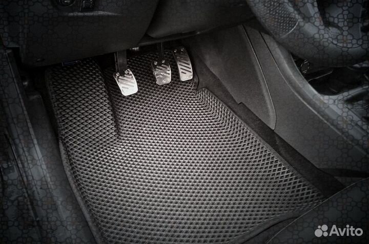 EVA коврики с бортами на daewoo matiz (1998-2015)