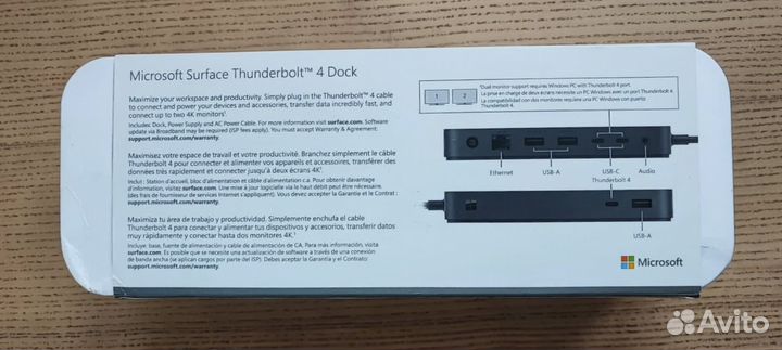 Surface thunderbolt 4 dock новый