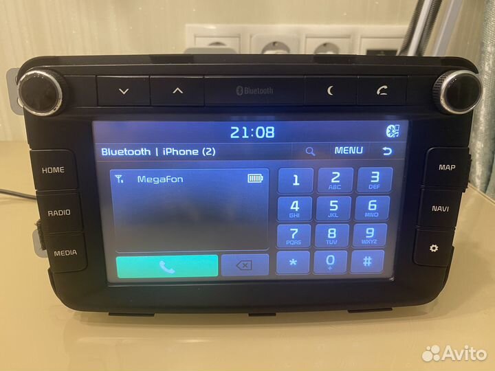 Штатная магнитола KIA Rio Premium Navi