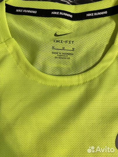 Футболка дов бега Nike M Nk Df Miler Top Ss Nfs