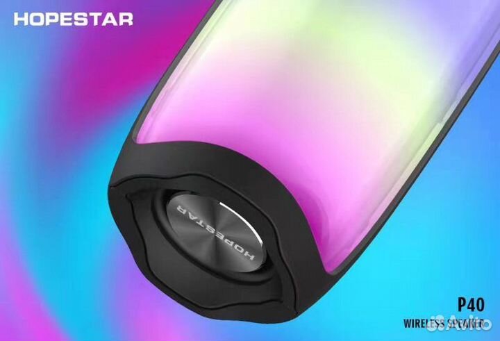 Портативная светящаяся колонка Hopestar P40 Pulse