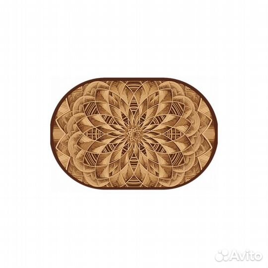 Коврик Принт па Ротанг овальный 1,66*2,3м