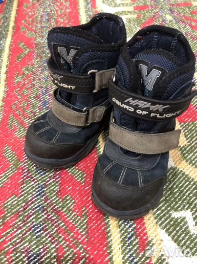 Сапоги ботинки зимние minimen р.23