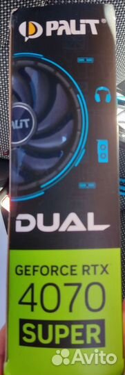 Видеокарта GeForce RTX 4070 super Dual 12GB