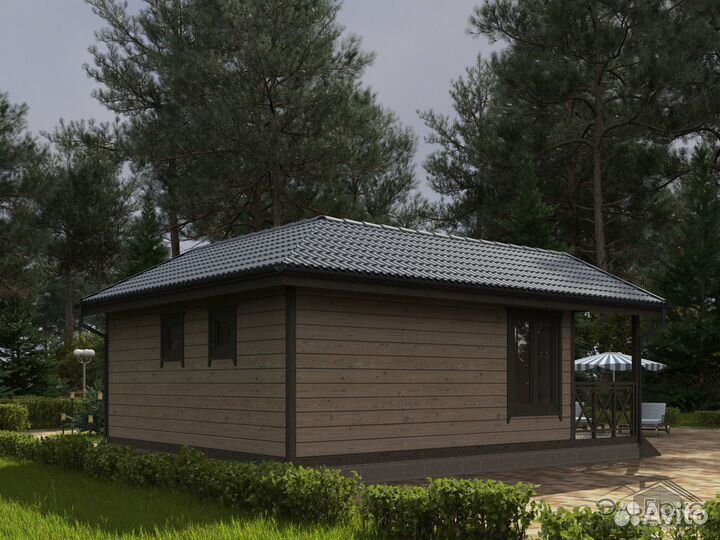 Комплект-баня клееный брус Иртышь