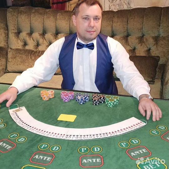 Крупье Покер Дилер Аренда Турнир Корпоратив