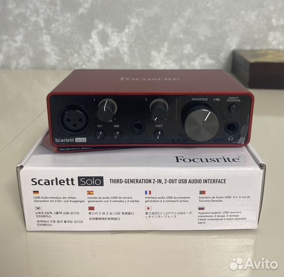 Микрофон Rode NT1-A + Focusrite Scarlett Solo