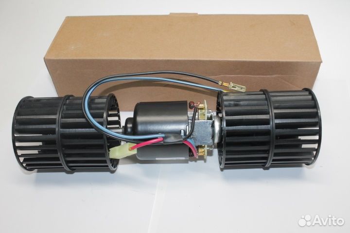 Мотор печки Газель доп.печки 2-е крыльчатки