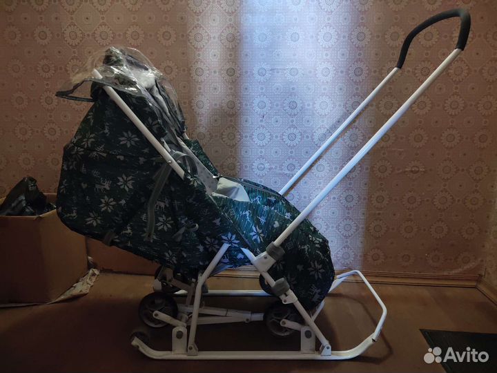 Детские санки-коляска