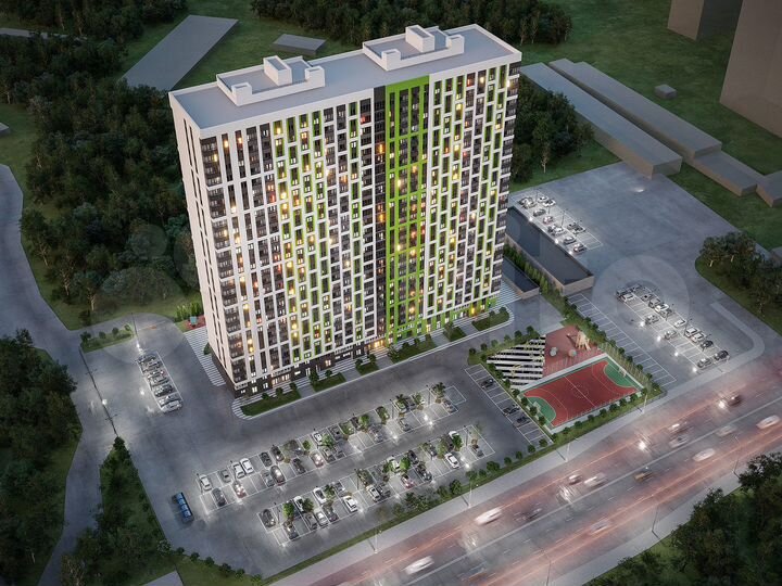 2-к. квартира, 62,5 м², 22/26 эт.