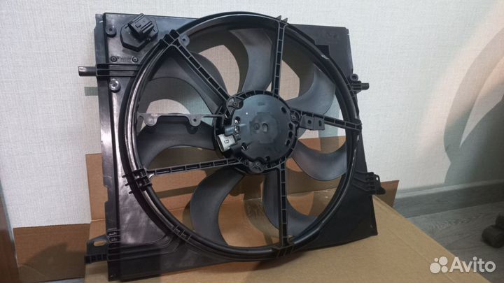 Вентилятор радиатора Nissan Qashqai II. Новый