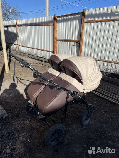 Коляска для двойни 3 в 1 mikado tween (торг)