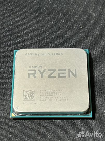 Процессор amd ryzen 5 3400g