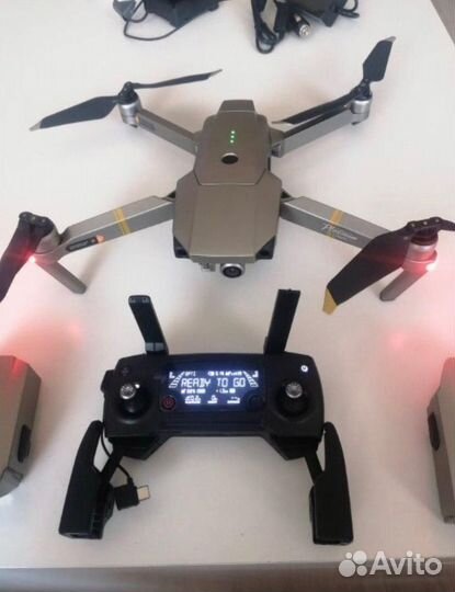 Квадрокоптер Dji Mavic Pro Platinum Fly More Combo