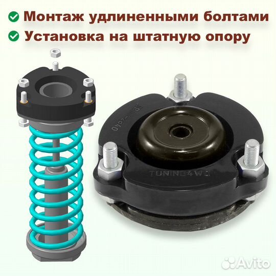 Проставки передних стоек Haval H9 1G PU 20 мм