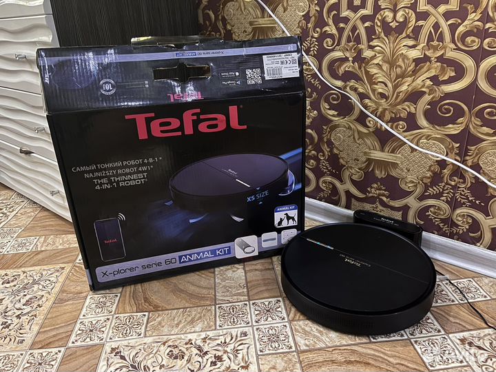 Робот пылесос Tefal s60