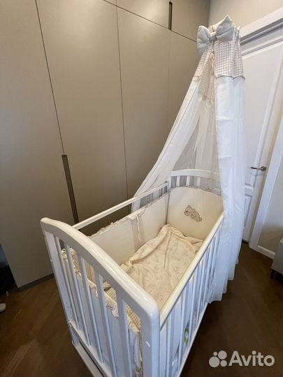 Балдахин в кроватку с держателем