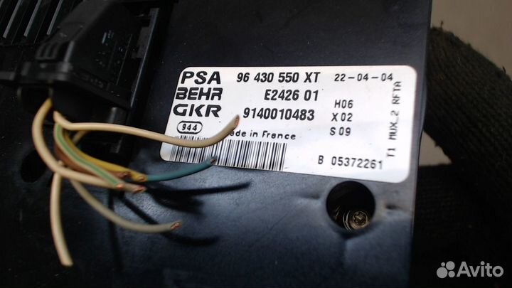 Переключатель отопителя Peugeot 206, 2004