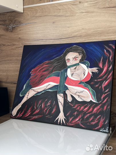 Интерьерная картина аниме