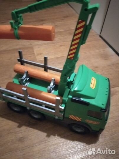 Лесовоз полесье и кран