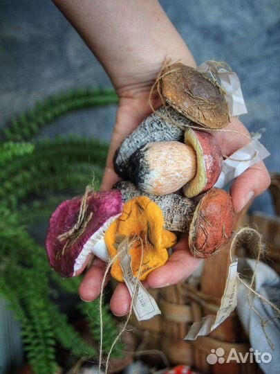 Елочные игрушки из папье-маше 