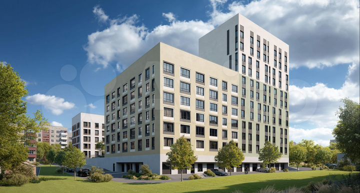 1-к. квартира, 44,6 м², 2/12 эт.