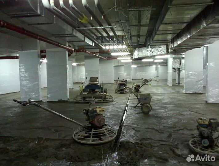 Бетонные полы с топпингом для склада (Арт 24)