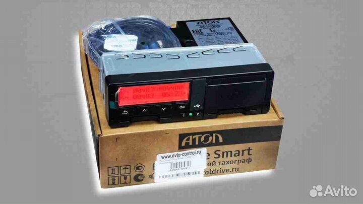 Новый цифровой тахограф Атол Драйв.Под ключ