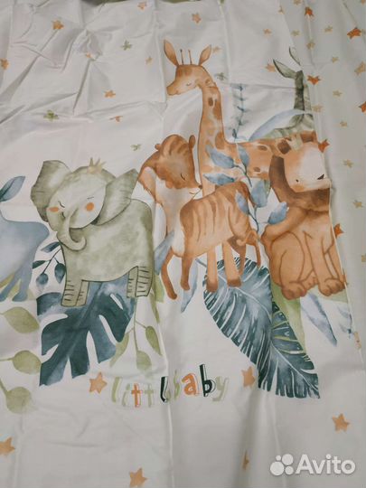 Сатиновое постельное белье в кроватку, хлопок