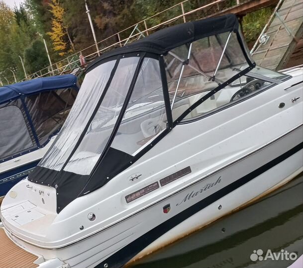 Замена пвх вставок на тенте катера