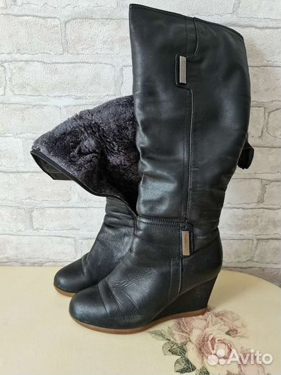 Зимние женские сапоги натуральная кожа