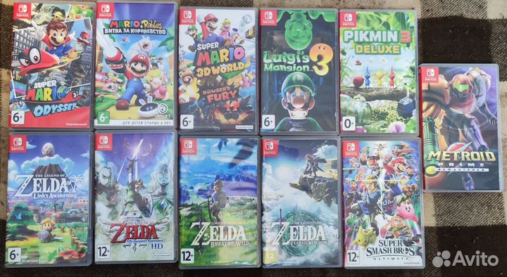 Игры для nintendo switch катриджи
