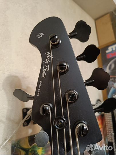 Леворукая Бас гитара Harley Benton mb-5