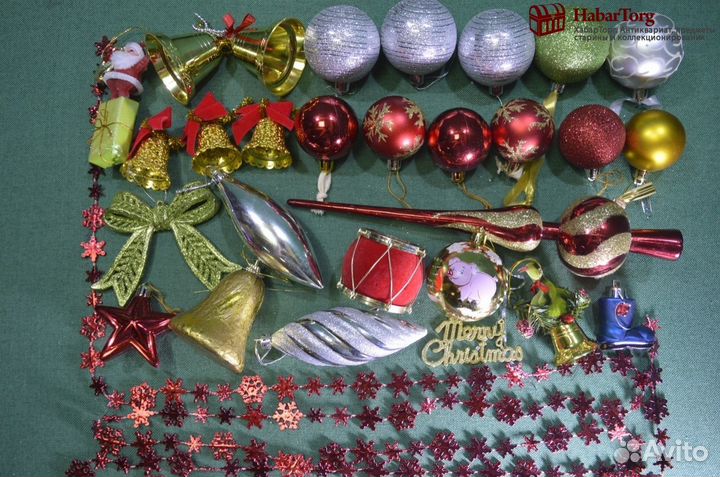 Елочные игрушки, украшения рождественский, новогод