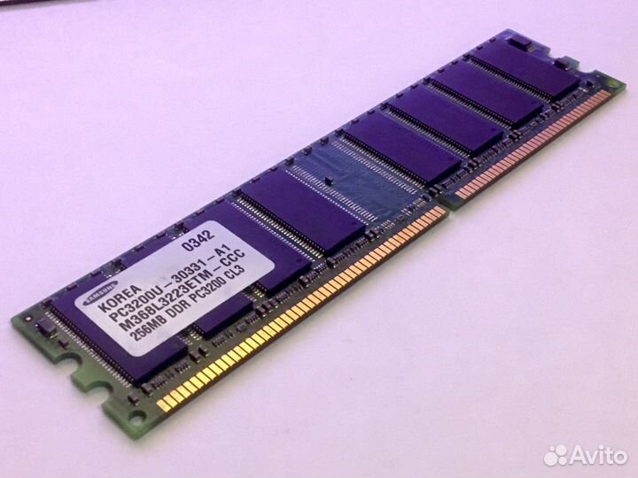 Оперативная память Samsung 256MB DDR