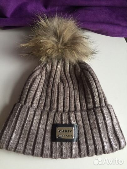 Шапка зимняя размер 53-56