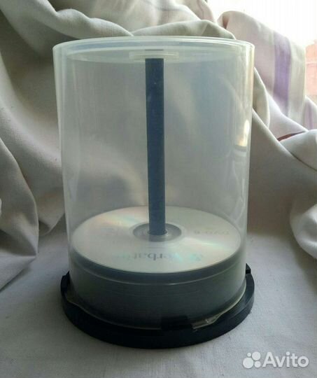 Новые диски Verbatim CD-R и CD-RW в футляре