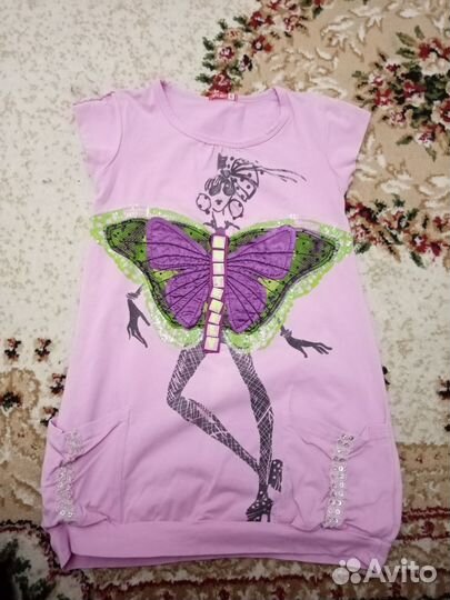 Детские вещи пакетом на девочку 5-6 лет