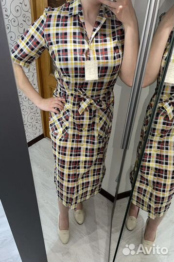 Винтажное платье СССР, платье-халат