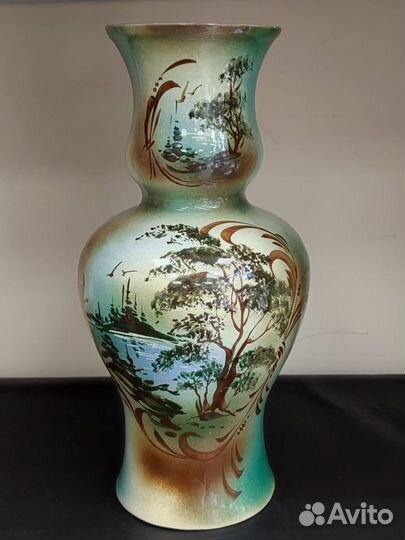 Ваза напольная интерьерная ручная роспись 38 см