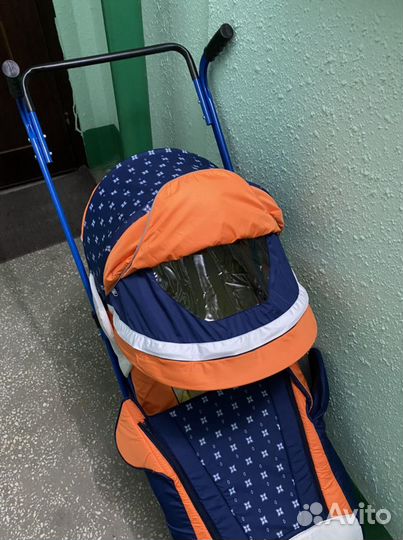 Санки на колесах детские