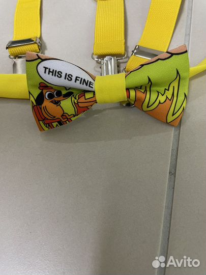 Подтяжки и бабочка