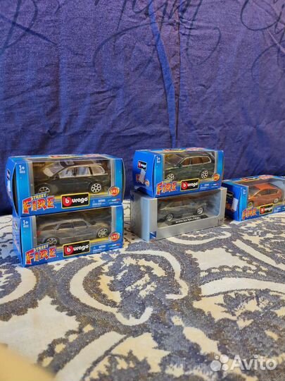 Коллекционные машинки burago, 1/43